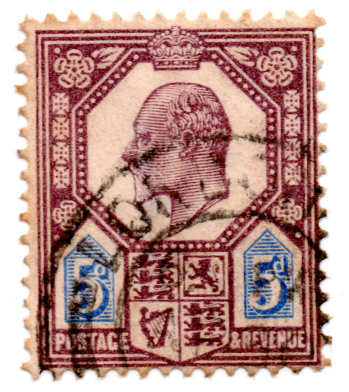 ST/G 294 - 89 - King Edward VII - 5d - (1902-1913) - purple and blue-0