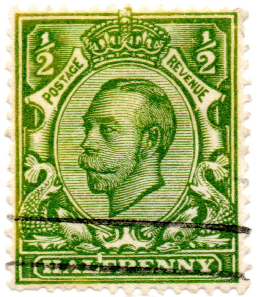 ST/G 339 - 101 - King George V - 1/2d - (1911-1912) - green-0