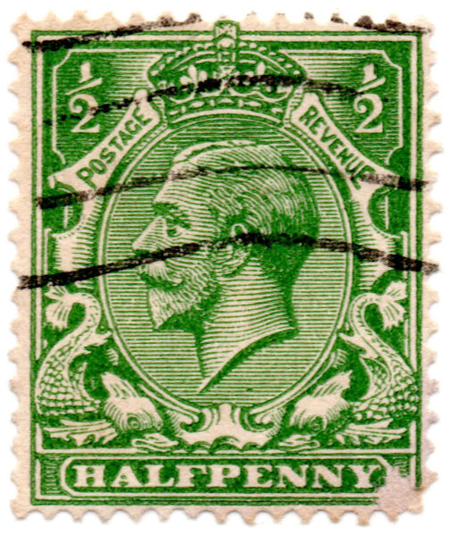 ST/G 351 - 105 - King George V - 1/2d - (1912-1924) - green-0