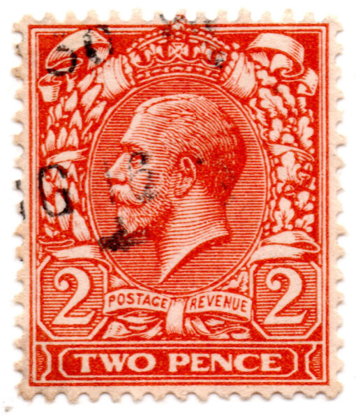 ST/G 368 - 106 - King George V - 2d - (1912-1924) - orange-0