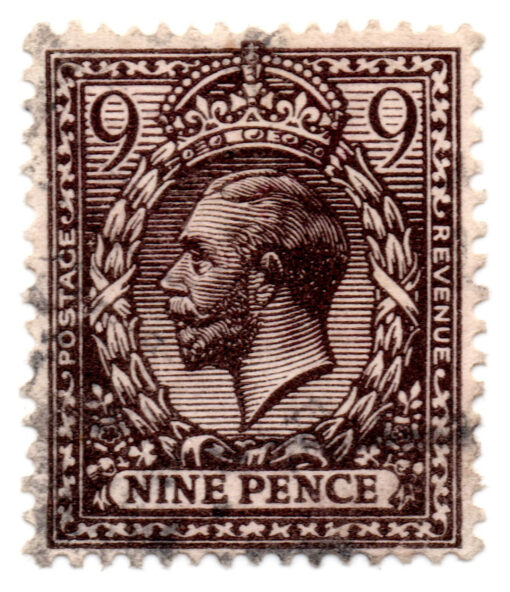 ST/G 392 - 108 - King George V - 9d - (1912-1924) - black-0