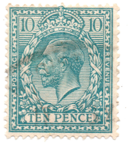 ST/G 394 - 108 - King George V - 10d - (1912-1924) - blue-0