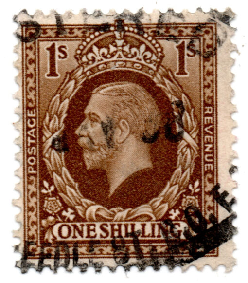 ST/G 395 - 108 - King George V - 1s - (1912-1924) - brown-0