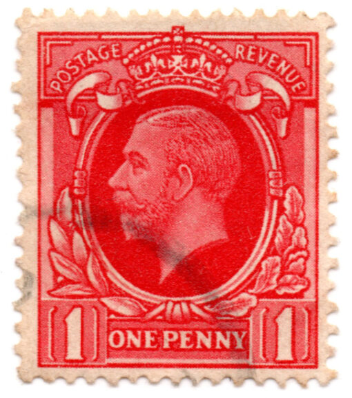 ST/G 440 - 119 - King George V - 1d - (1934-36) - red-0