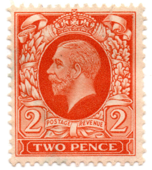 ST/G 442 - 120 - King George V - 2d - (1934-36) - orange-0