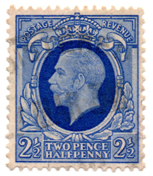 ST/G 443 - 119 - King George V - 2 1/2d - (1934-36) - blue-0