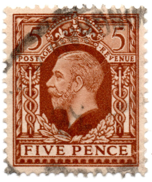 ST/G 446 - 121 - King George V - 5d - (1934-36) - brown-0