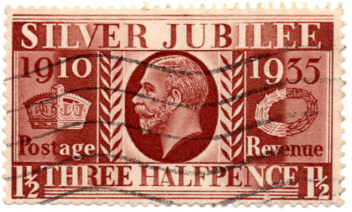 ST/G 455 - 123b - King George V - 1 1/2d - (1935) - Silver jubilee - brown-0